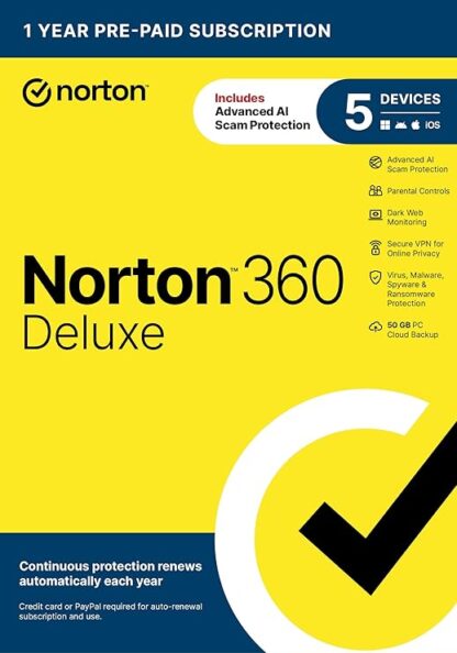 Norton 360 Deluxe [Key Card]