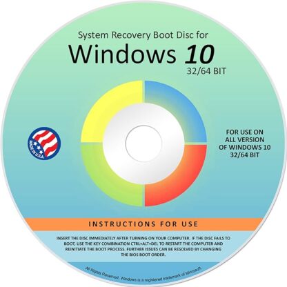 Ralix Reinstall DVD For Windows 10 All Versions (32 bit/64 bit)